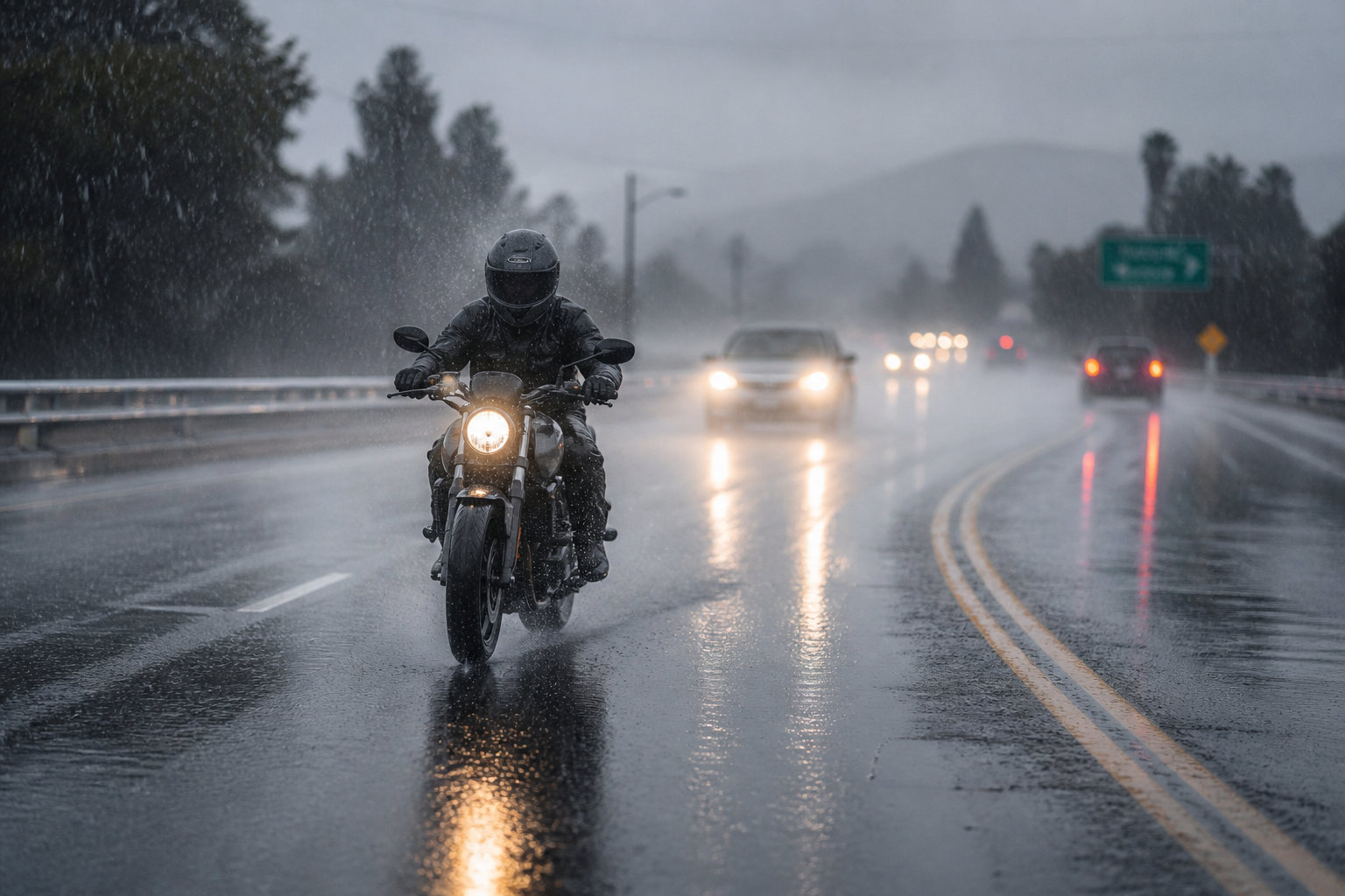 How Weather Conditions Affect Motorcycle Accidents in California